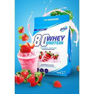 80 Whey Protein - 6PAK Nutrition 908 g Cappucino