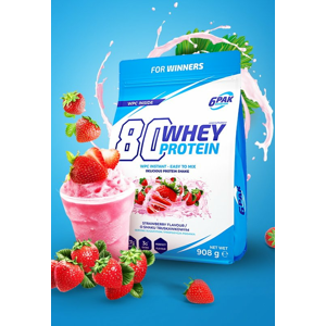 80 Whey Protein - 6PAK Nutrition 908 g Hazelnut