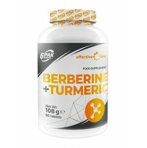 Berberine + Turmeric - 6PAK Nutrition 90 tbl.