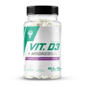 Vitamin D3 Magnesium - Trec Nutrition 60 kaps.