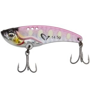 Savage gear vib blade sw fast sinking pink glow dot 5,5 cm 14,5 g