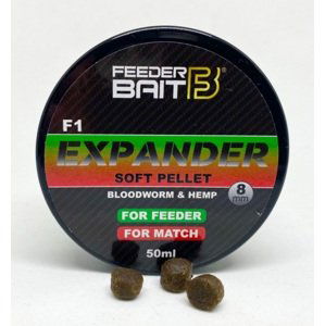 Feederbait mäkčená peletka expander soft pellet 50 ml 8 mm - patentka konope