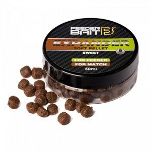 Feederbait mäkčená peletka expander soft pellet 50 ml 8 mm - sweet