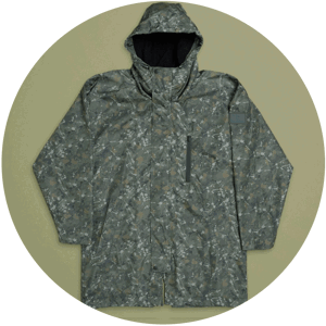 One more cast bunda splash camo mrigal spring water resistant jacket - l