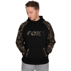 Fox mikina black camo raglan hoodie - xxl