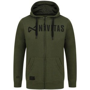 Navitas mikina core zip hoody green - xxxl