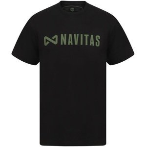 Navitas tričko core tee black - xl