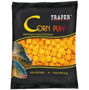 Traper pufovaná kukurica corn puff jahoda 20 g - 4 mm