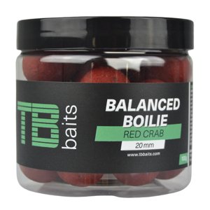 Tb baits vyvážené boilie balanced + atraktor red crab 100 g - 20 mm