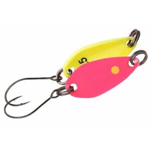 Spro plandavka trout master incy spoon pink yellow - 2,5 g