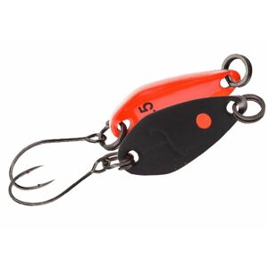 Spro plandavka trout master incy spoon black orange - 1,5 g