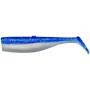 Savaga gear gumová nástraha minnow tail blue pearl silver 5 ks -  8 cm 6 g