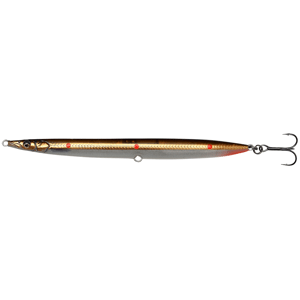 Savage gear sandeel pencil sinking brown copper red dots - 12,5 cm 19 g