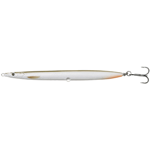 Savage gear sandeel pencil sinking matt white tobis - 9 cm 13 g