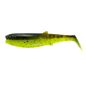 Savage gear gumová nástraha cannibal shad chartreuse pumpkin - 15 cm 33 g