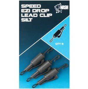 Nash závesky speed ezi drop lead clip - silt