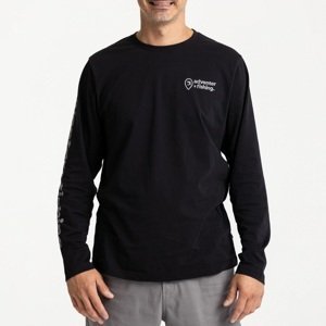 Adventer & fishing tričko dlhý rukáv black - veľkosť s