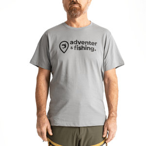 Adventer & fishing tričko titanium - veľkosť s