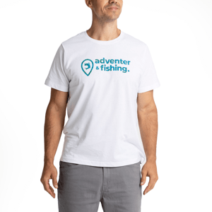 Adventer & fishing tričko white bluefin - veľkosť xl