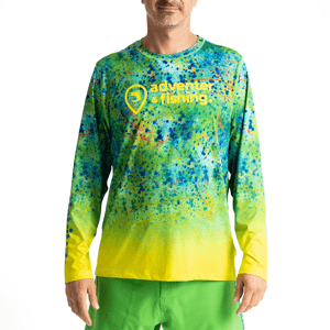 Adventer & fishing funkčné uv tričko mahi mahi - veľkosť s