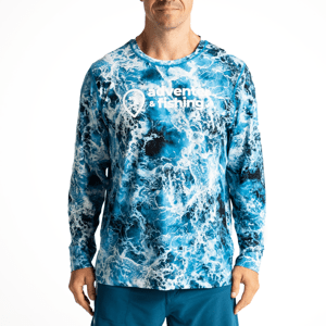 Adventer & fishing funkčné uv tričko stormy sea - veľkosť s