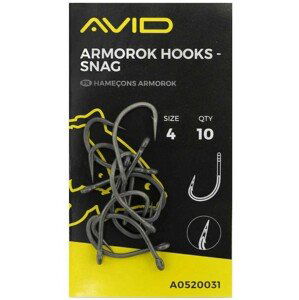 Avid carp háčiky armorok hooks snag - 4