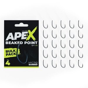Ridgemonkey háčiky ape-x beaked point barbed bulk pack 25 ks - 4
