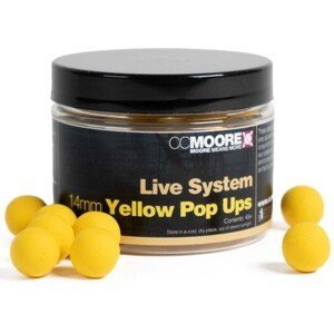 Cc moore plávajúce boilie live system yellow pop up 14 mm