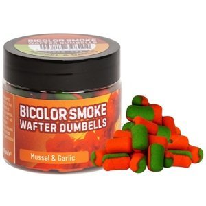 Benzar mix bicolor smoke wafters dumbells 12x8 mm 60 ml - mušľa-cesnak