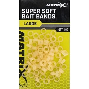 Matrix gumičky na nástrahy super soft bait bands 100 ks - large
