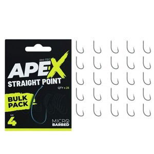 Ridgemonkey háčiky ape-x straight point bulk pack 25 ks - 4