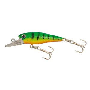 Kamasaki wobler perch 3 zelená-žltá 4,5 cm 3,5 g