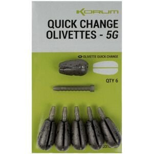 Korum rýchlovýmenná záťaž quick change olivettes - 5 g