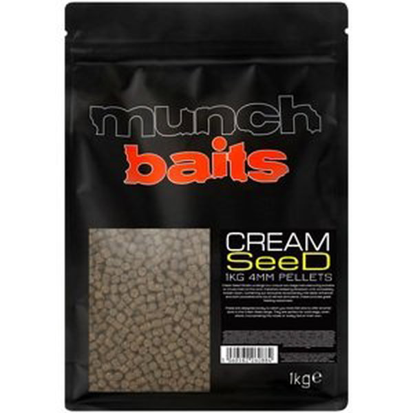 Munch baits pelety cream seed pellet - 1 kg 4 mm
