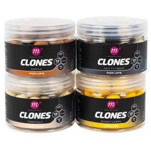 Mainline plávajúce boilies clones pop ups 13 mm 150 ml nutty hemp