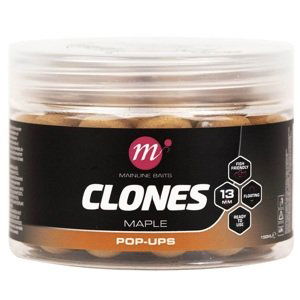 Mainline plávajúce boilies clones pop ups 13 mm 150 ml maple