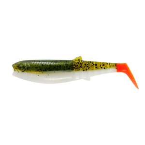 Savage gear gumová nástraha cannibal shad olive hot orange - 15 cm 33 g 2 ks