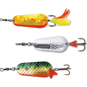 Zebco blyskáč trophy classic set 2 perch silver firetiger 5,5 cm 3 ks - 16 g