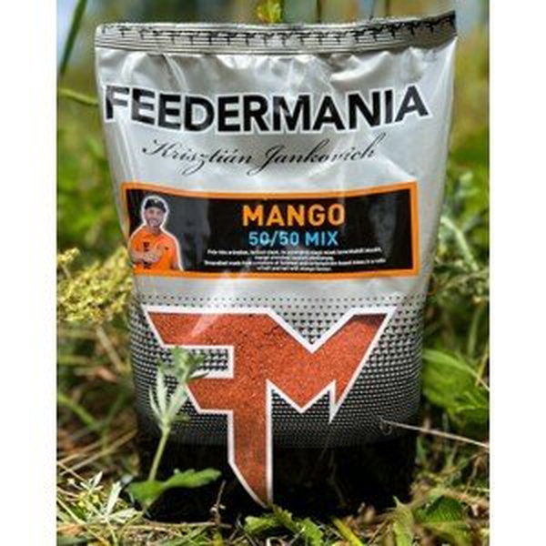 Feedermania krmítková zmes groundbait 50/50 mix 800 g - mango