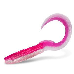 Delphin gumová nástraha twistax  eel tail uvs candy 5 ks - 15 cm