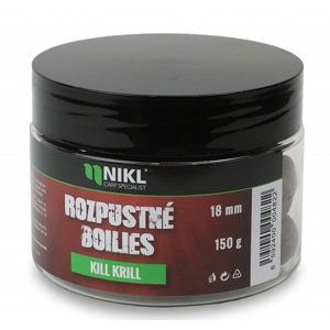 Nikl rozpustné boilies kill krill 150 g - 14 mm