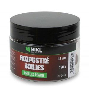 Nikl rozpustné boilies chilli & peach 150 g - 14 mm