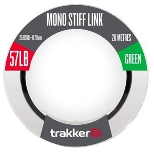 Trakker náväzcový vlasec mono stiff link 20 m green - 0,7 mm 57 lb 25,85 kg