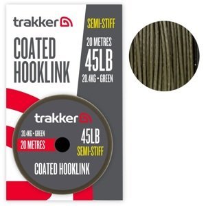 Trakker náväzcová šnúra semi stiff coated hooklink 20 m - 45 lb 20,4 kg