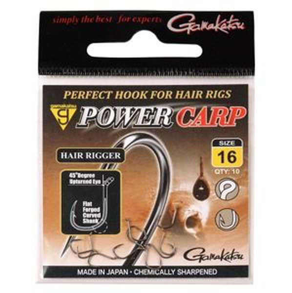 Gamakatsu háčiky power carp hair rigger - 12