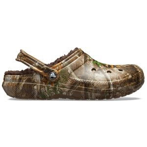 Crocs šlapky classic lined realtree edge clog chocolate - 45-46