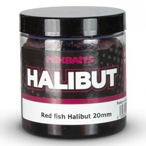 Mikbaits pelety halibutky v dipe 20 mm 250 ml - robin red