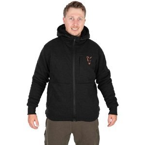 Fox bunda collection sherpa jacket black orange - s