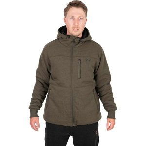 Fox bunda collection sherpa jacket green black - s