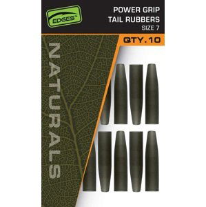 Fox prevleky edges naturals power grip tail rubbers size 7 10 ks